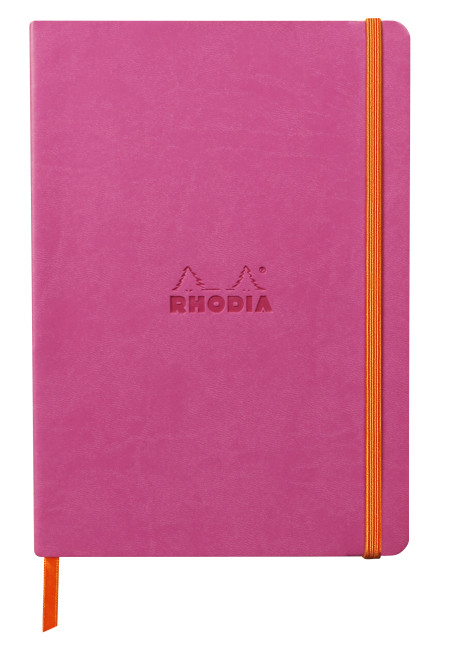 Rhodia Softcover Notebook - A5 - Fuchisa - Dotted